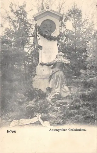 B41128 Wien Anzendgruber Grabdenkmal Österreich
