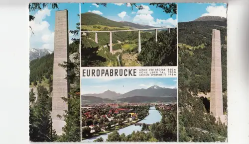 BF29077 Europabrücke Brennerautobahn Innsbruck Österreich Vorder-/Rückbild