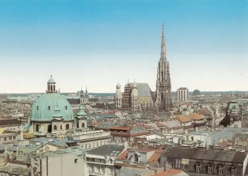 BF29428 Panorama Stephansdom Wien Österreich Vorder-/Rückbild