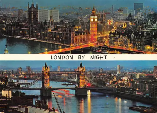 BR89256 london by night uk