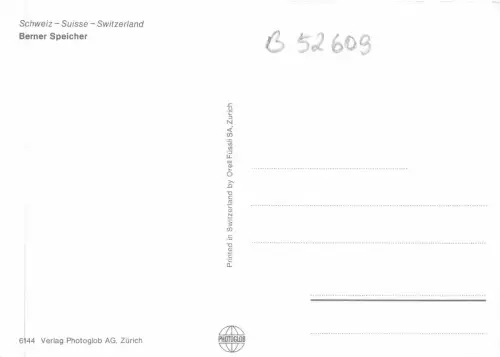 B52609 Berner Speicher Schweiz