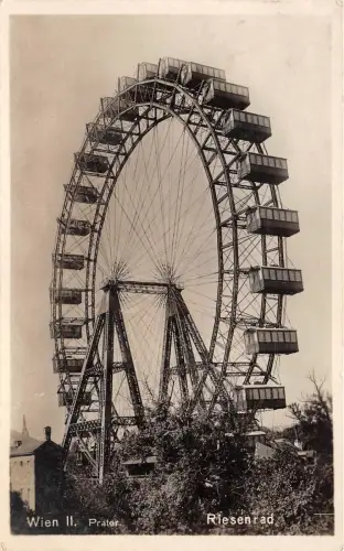 BF34380 wien II riesenrad österreich front/back scan