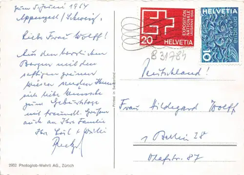 B31784 Appenzellerland Multi Vues Schweiz