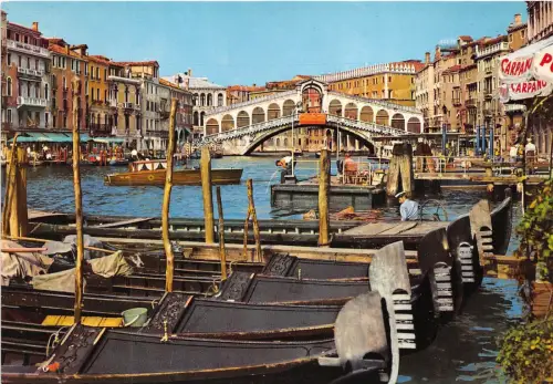 B69571 Italia Venezia Ponte di rialto boote bateaux italy