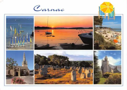 B49761 Carnac Boote Bateaux Multi Vues Frankreich
