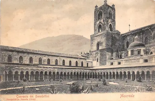 BR35430 Convento dei Benedettini Monreale Italien