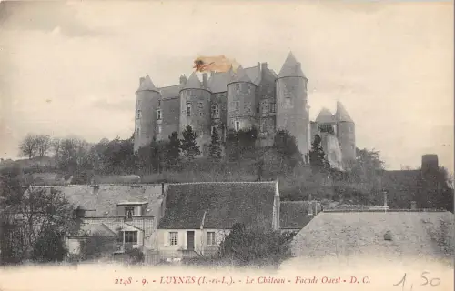 BF5104 luynes le chateau Fassade ouest france Frankreich
