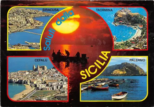 B53609 Sizilien Schiffsbateaux Italien