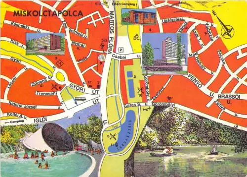 BC60185 Karten Cartes geographiques Hungaria Abaliget