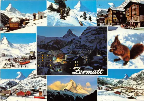 B31662 Zermatt Multi Vues Schweiz