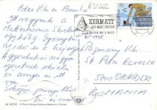 B31662 Zermatt Multi Vues Schweiz
