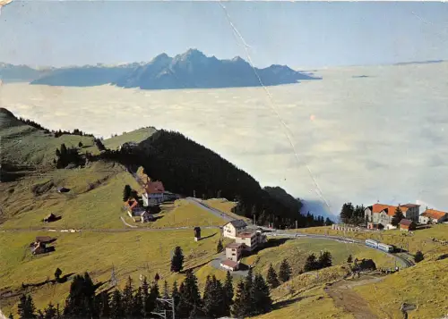 BR5238 Rigi Staffel Blick auf Nebelmeer und Pilads Schweiz
