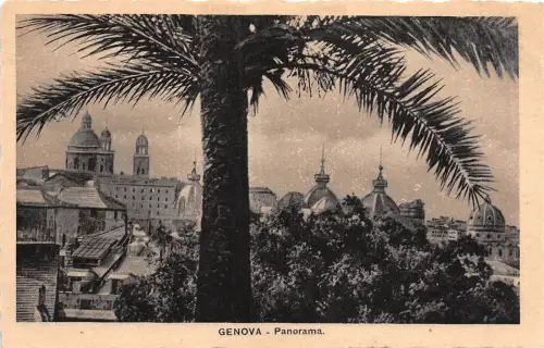 B39501 Genua Panorama Italien