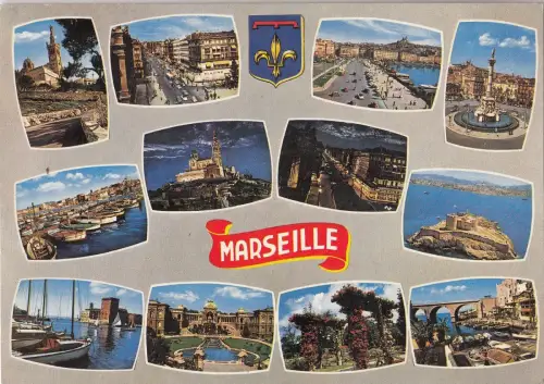 BF20403 Marseille Souvenir Frankreich Vorder-/Rückbild
