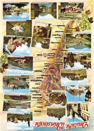 B60014 Landkarten Cartes geographiques Deutsche Weinstraße