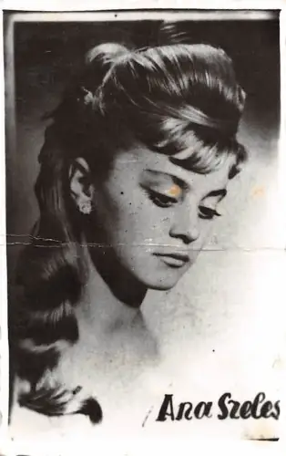 BC43164 Ana Szeles Schauspieler Schauspieler Grafik Foto Echtfoto 9x7cm