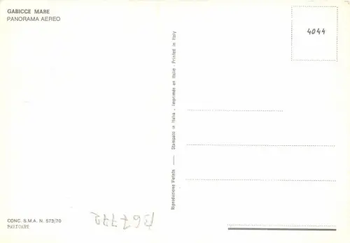 B67772 Italia Gabicce Mare Panorama Italien