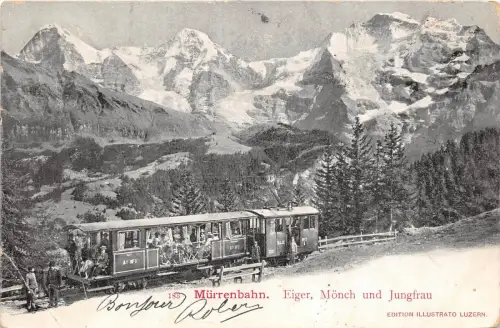 B92330 murrenbahn eiger monch und jungfrau zug schweiz