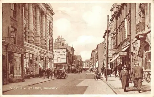 BR64434 victoria street grimsby uk