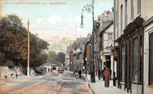 BR64449 Sandgate High Street and Sandgate Hill UK