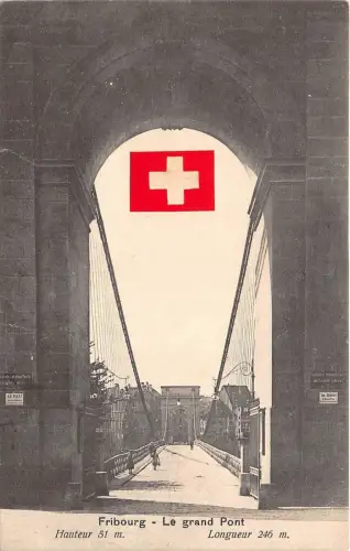 BR36237 Fribourg le Grand Pont Schweiz