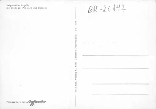 BR21142 Skiparadies Lagalb Schweiz