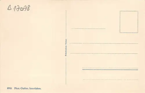 B17078 Interlaken Schweiz