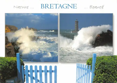 B51576 Bretagne Porte ouverte sur la mer en majeste france