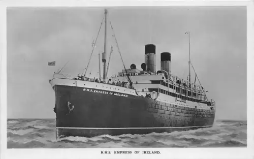 US5812 RMS EMPRESS OF IRELAND SHIP REAL PHOTO UK