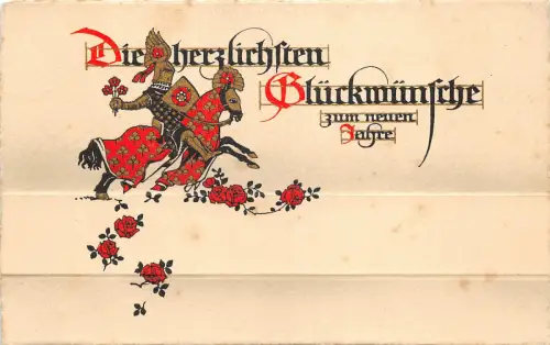 uk40848 die herzlichen gluckwunsch zum neuen jahre new year greetings fantasy