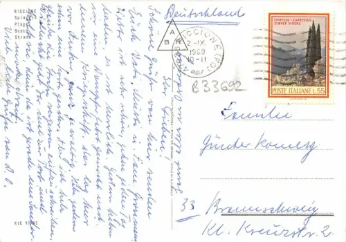 B33692 Riccione Beach italy