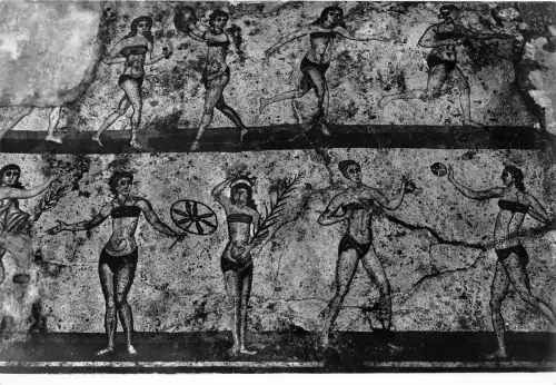 BR3385 Stanza Villa Romana Piazza Armerina italy