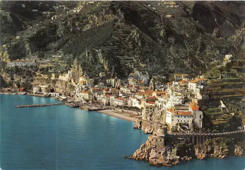 B69555 Italia Amalfi Panorama Italien