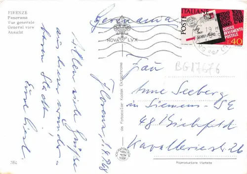 BG17676 Firenze Panorama Italien