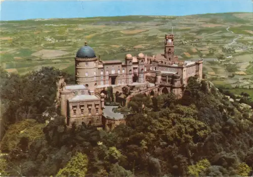 B96391 sintra portugal palacio da pena vista aerea portugal