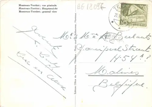 BG18097 montreaux territet vue generale switzerland