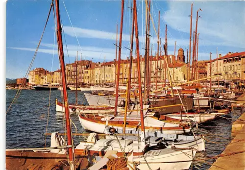 BR4545 Le Port, Les Yachts a quai, Saint Tropez Schiff Bateaux France