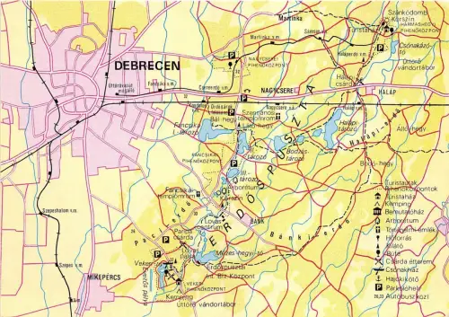 BC60080 Karten Cartes geographiques Debrecen