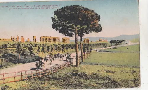 BF32558 roma via appia nuova avanzi dell acque italy front/back image