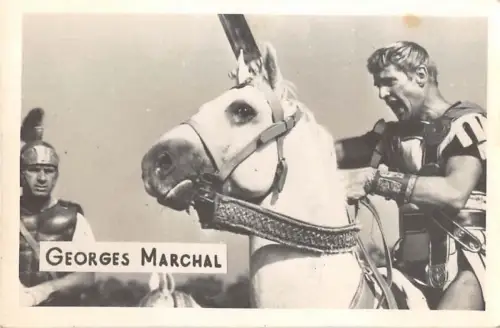 B55410 Georges Marchal Pferdechaveaux Schauspieler Schauspieler 9x7cm