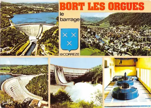 B51787 Bort les Orgues Le Barrage Frankreich