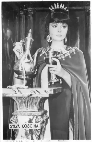 B75452 Sylva Koscina 9x6cm Schauspieler Schauspieler