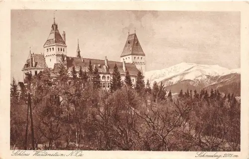 B38969 Schloss Wartenstein Schneeberg Schweiz