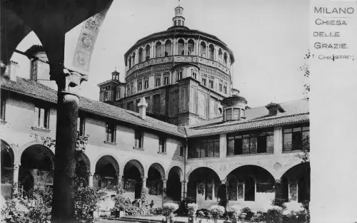 BR32906 Milano Chiesta delle Grazie e italy