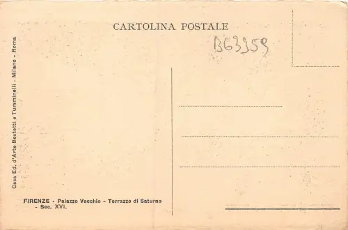 B63359 Firenze Palazzo Vecchio Italien