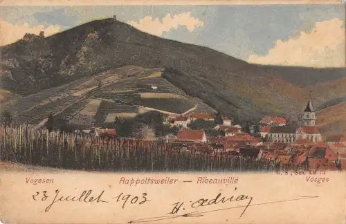 BR50771 Vogesen rappoltsweiler ribeauville Frankreich