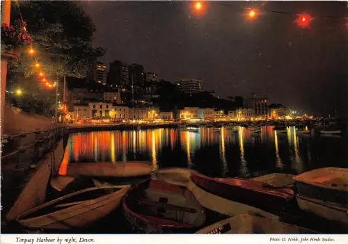 B87753 Torquay Harbour by Night Devon UK