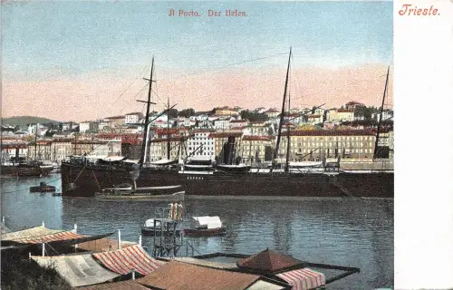 br104717 il porto del hafen trieste italy