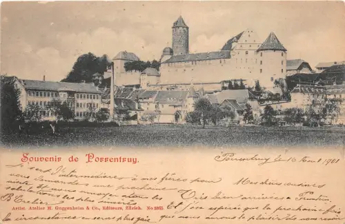 B92522 souvenir de porrentruy switzerland