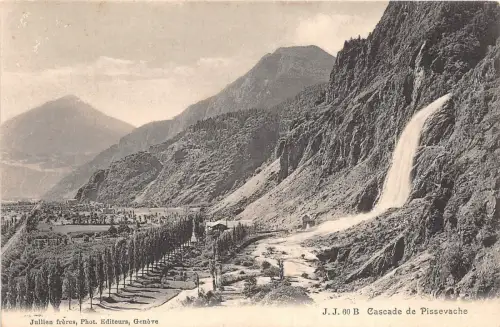 B92223 cascade de pissevache switzerland
